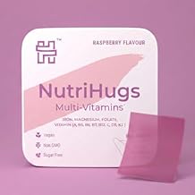 NutriHugs Daily Multivitamin Dissolving Strips - Vitamins A, B-Complex, C, D3 and K2 - 11 Essential Vitamins & Minerals - Vegan, Sugar-Free, Fast-Absorbing Oral Thin Film - Doctor-Founded - 30 Count