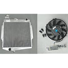 Aluminum Radiator & Fan for 1966-1970 Datsun Roadster Fairlady Sports 2000 SRL311 / SR311