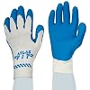SHOWA Atlas 300W Fit Palm Coating Natural Rubber Glove, White, Large (Pack of 12 Pairs)